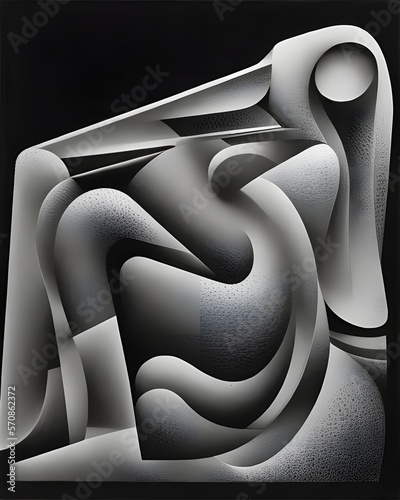 Abstract Composition. Generative AI.