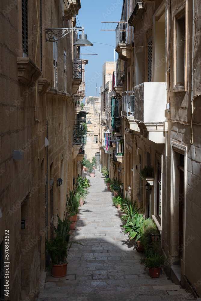 une rue à Malte