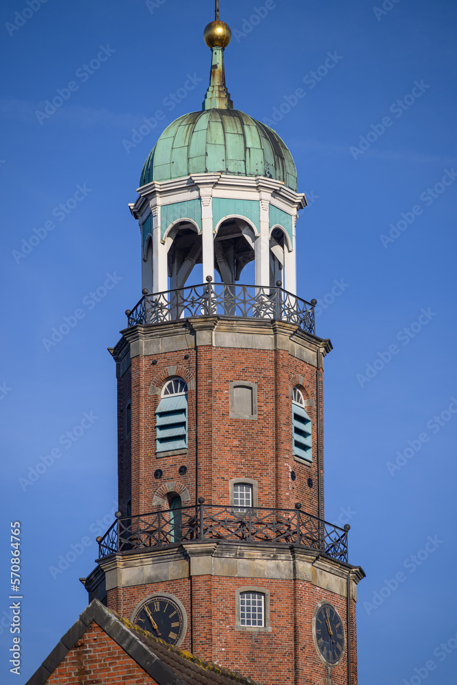 Fototapeta premium Die Stadt Leer in Ostfriesland
