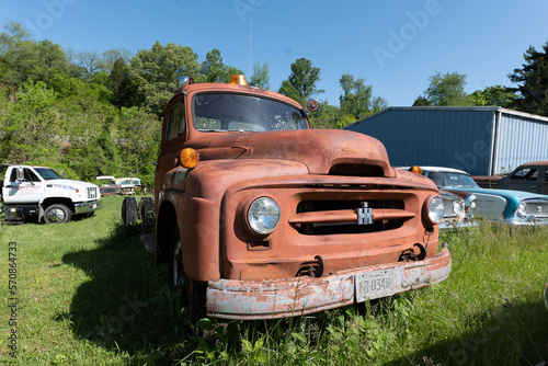 old rusty truck