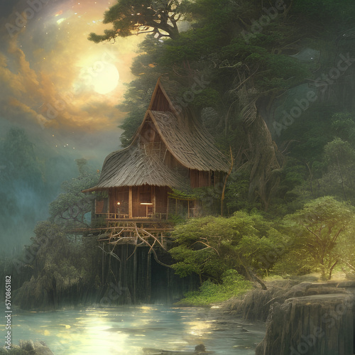 house on the river
