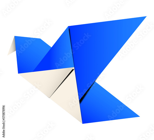 Free Download paper bird element isolated on white background transparent background png file - GFXLoad