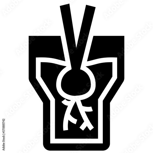 food scraps black solid icon