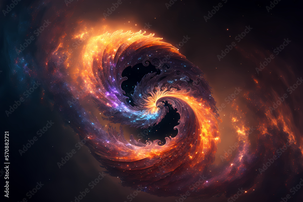 An abstract colorful background - Generative AI An abstract colorful background - Generative AI