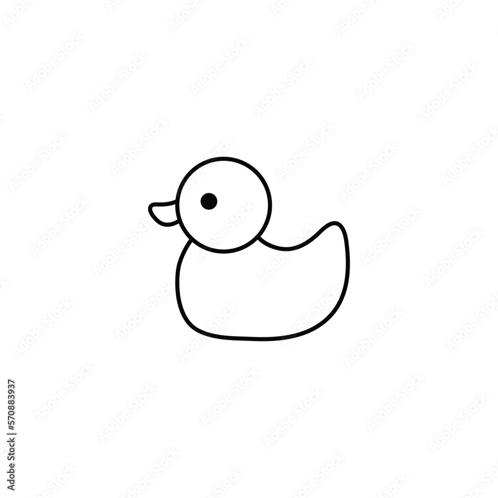 duck icvon vector baby symbol duck icvon vector baby symbol