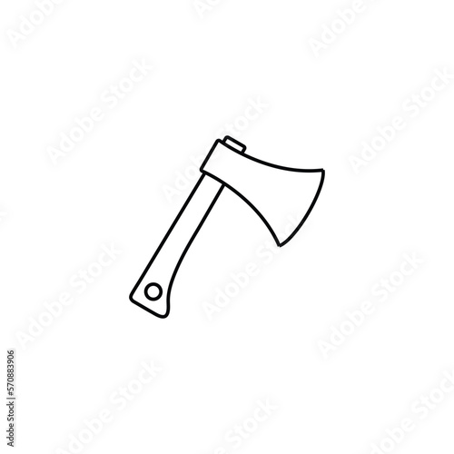 axe icon vector tool sign