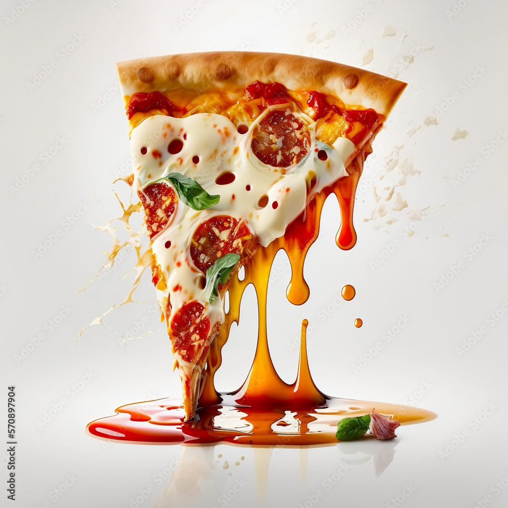 Pizza, ketchup, pizza cheese, pizza cheese spread white background ...