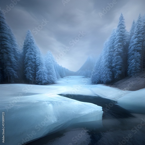 The Ice Worlds Lakes