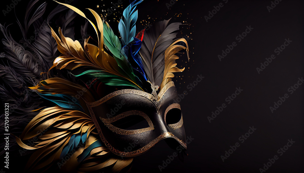 Masquerade Mask. Brazil carnival celebration