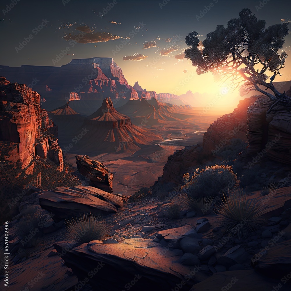 Sunset at the Canyon