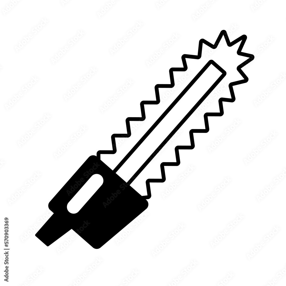 Chainsaw icon. Electric tool. Industry. Vector. Chainsaw icon. Electric tool. Industry. Vector.