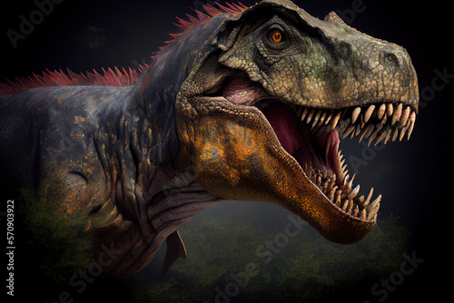 Dinosaur Tyrannosaurus Rex, Generative AI © fusebulb