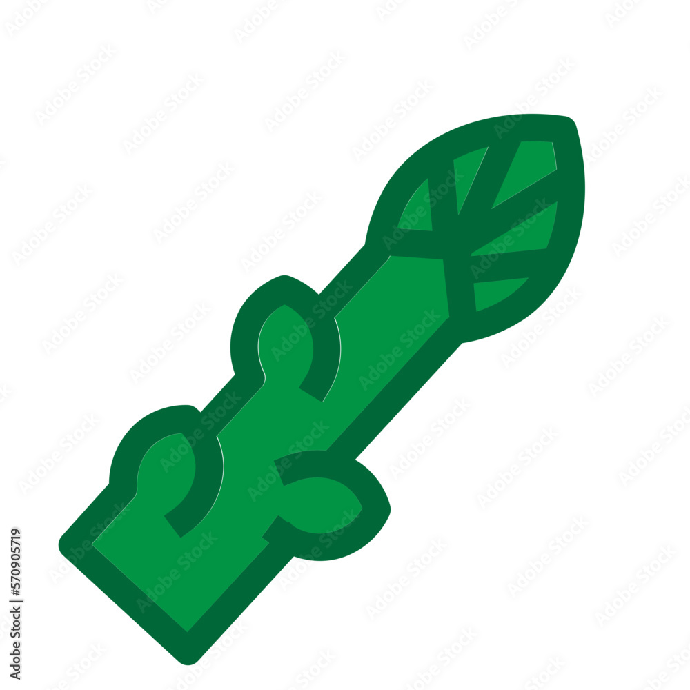 Asparagus Flat Icon