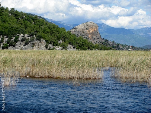 beautiful landscape near Dalyan, Turkey photo