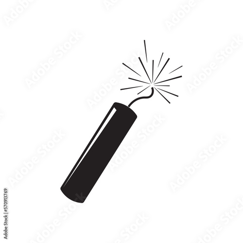 Dynamite icon logo vector image