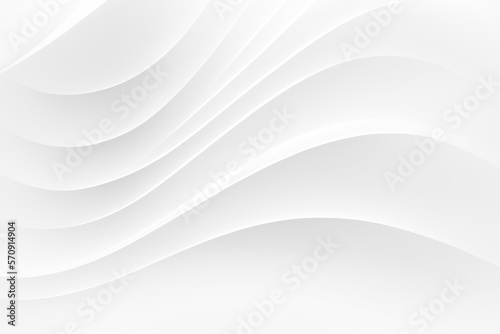Fototapeta Naklejka Na Ścianę i Meble -  White and grey curves wave lines background texture, web design , banner , business concept.