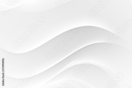 White and grey curves wave lines background texture, web design , banner , business concept.