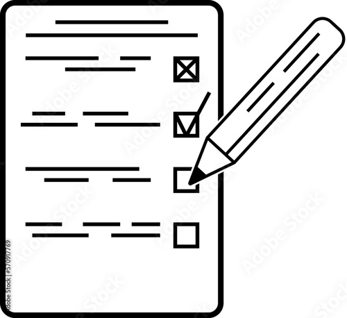 Survey icon in trendy style. Can be used for topics such as business, marketing, ui, and more. 