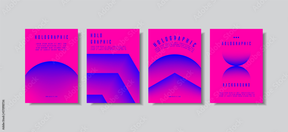 Stunning and Unique Vector Gradient A4 Template Design Pack