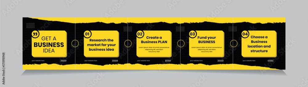 Instagram Carousel Template Set of editable social media instagram