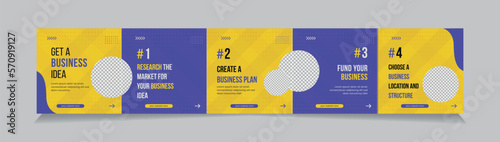 Instagram Carousel Template
Set of editable social media instagram carousel post
