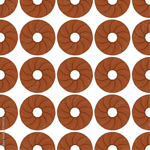 Pattern homemade cookie different taste in pastry biscuit