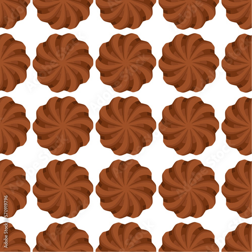 Pattern homemade cookie different taste in pastry biscuit