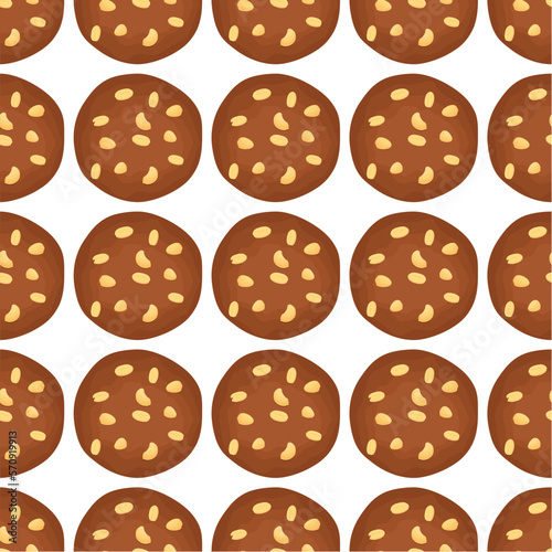 Pattern homemade cookie different taste in pastry biscuit
