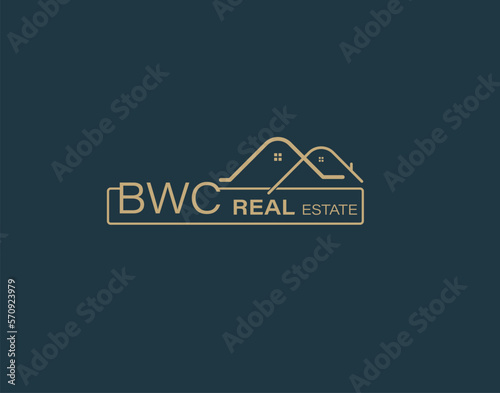 BWC Real Estate and Consultants Logo Design Vectors images. Luxury Real Estate Logo Design photo