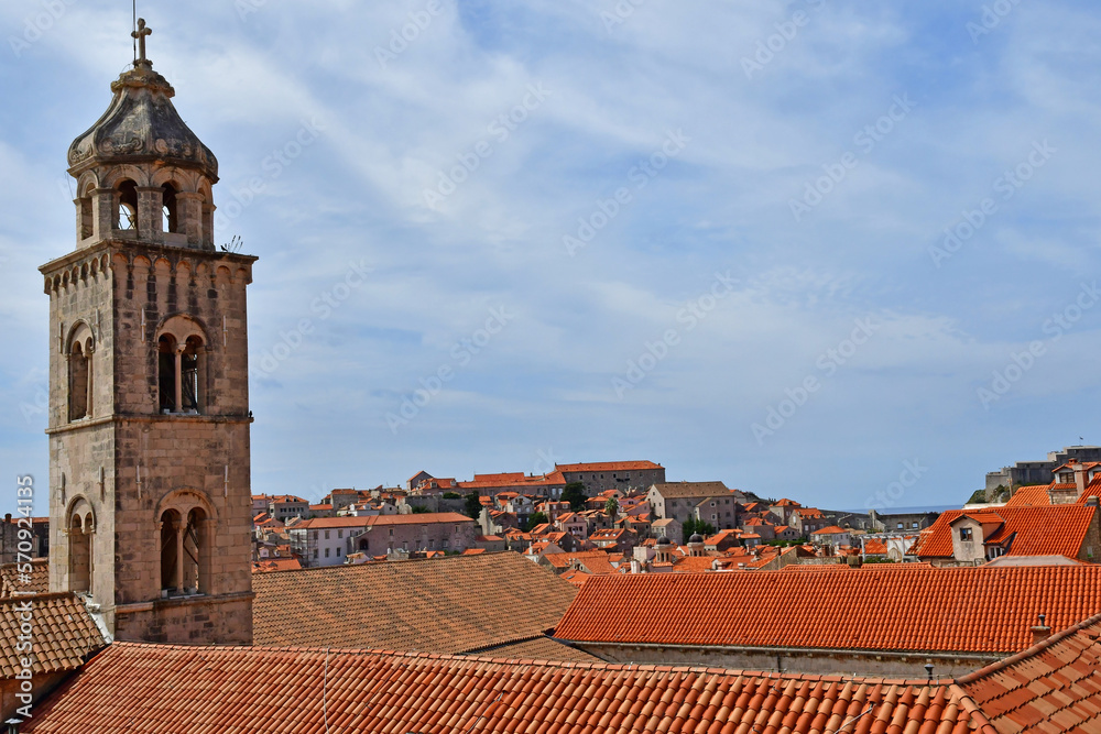 Dubrovnik; Croatia - august 29 2022 : Dominican abbey