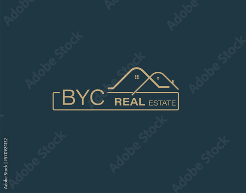 BYC Real Estate and Consultants Logo Design Vectors images. Luxury Real Estate Logo Design photo