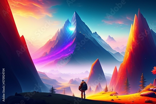 Leinwand Poster Stunning Gaming Wallpapers: Vibrant Colors, Intrinsic Details, 4K HDR