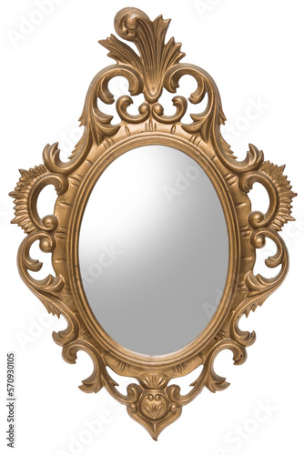 Old antique mirror frame © demidoff