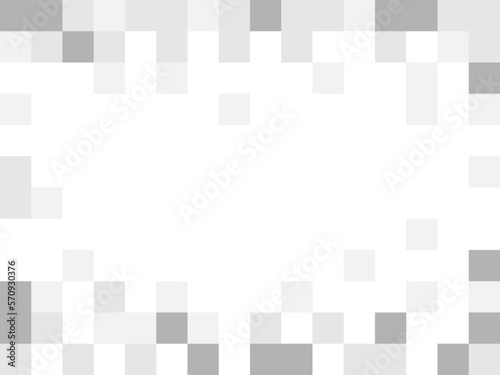Pixelated Abstract Grayscale Background Texture with Pixels and an Aspect Ratio of 4:3. Vector Image.
