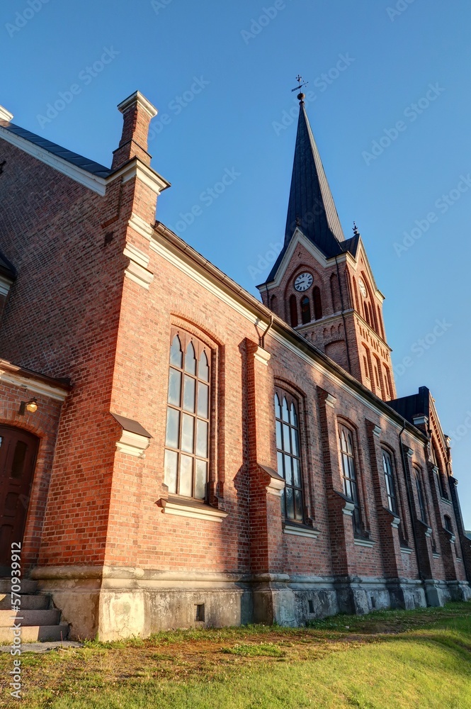 Fototapeta premium ville de Lillehammer en Norvège en saison estivale