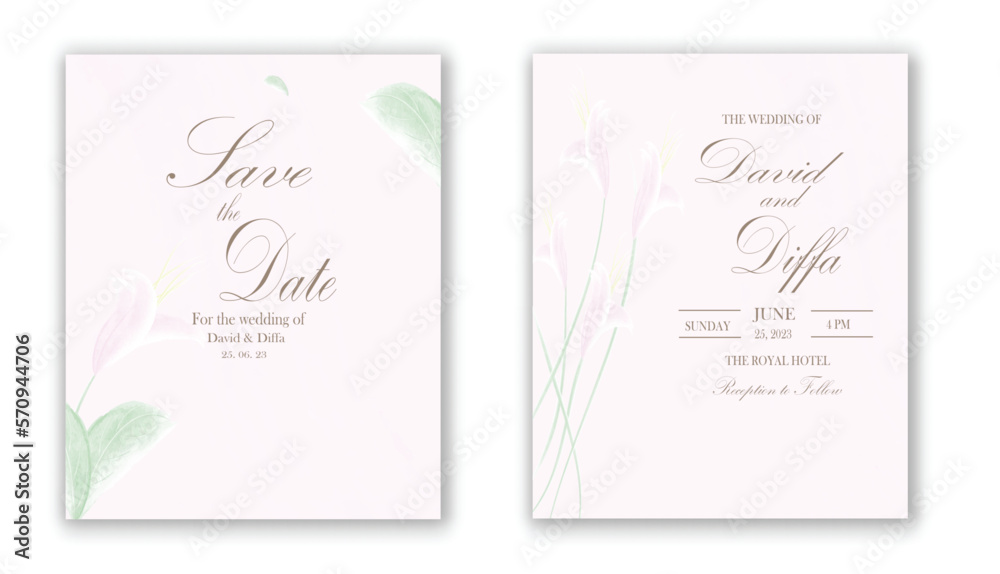 simple and elegant wedding invitations with watercolor elements look so beautiful simple and elegant wedding invitations with watercolor elements look so beautiful