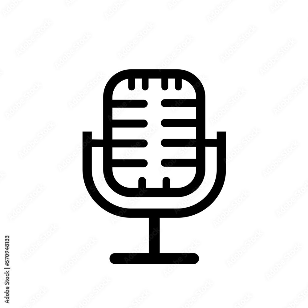 microphone - vector icon microphone - vector icon
