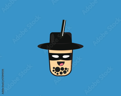 Boba Cute Zorro Icon Design
