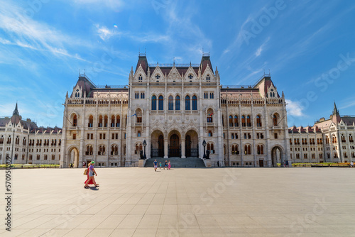 View of Hungarian Parliament Building in Budapest