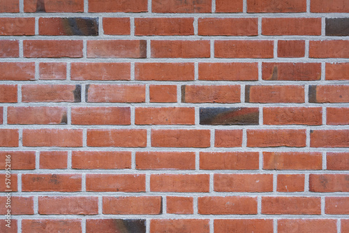 Red brick masonry, full frame background texture, concept for architecture and construction, copy space