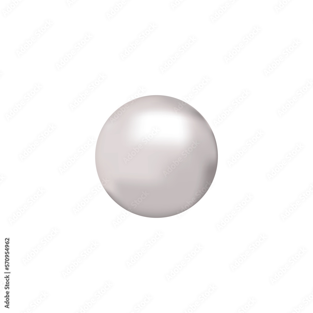 vector illustration of a 3d pearl. vector illustration of a 3d pearl.