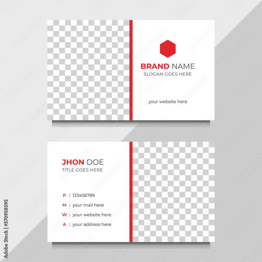 Modern and Creative Business Card Design Modern and Creative Business Card Design