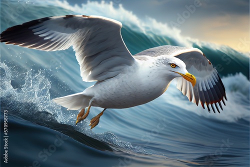 Seagull , generative ai © Ayman