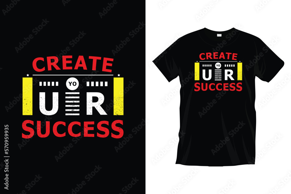 Create your success. Motivational inspirational
typography t-shirt design for prints, apparel, vector, art, illustration, typography, poster, template, and trendy black tee shirt design. Create your success. Motivational inspirational
typography t-shirt design for prints, apparel, vector, art, illustration, typography, poster, template, and trendy black tee shirt design.