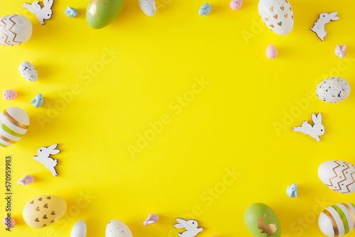 Photography Easter decorations concept