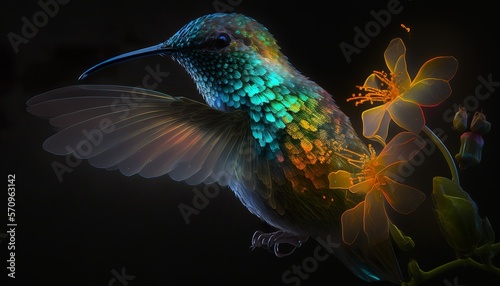 bioluminescent animal © Alexandra