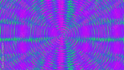 Kaleidoscope pattern radio wave background effect