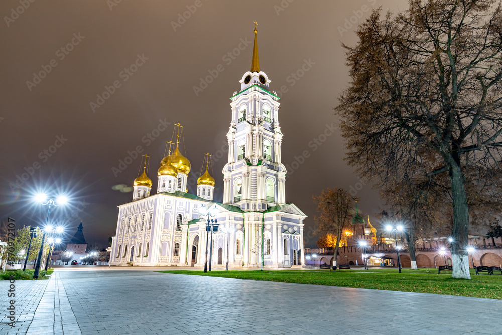 Assumption Cathedral of the Tula Kremlin. Russian architecture.