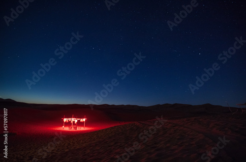starry sky night sahara desert landscape natur light  © dudu