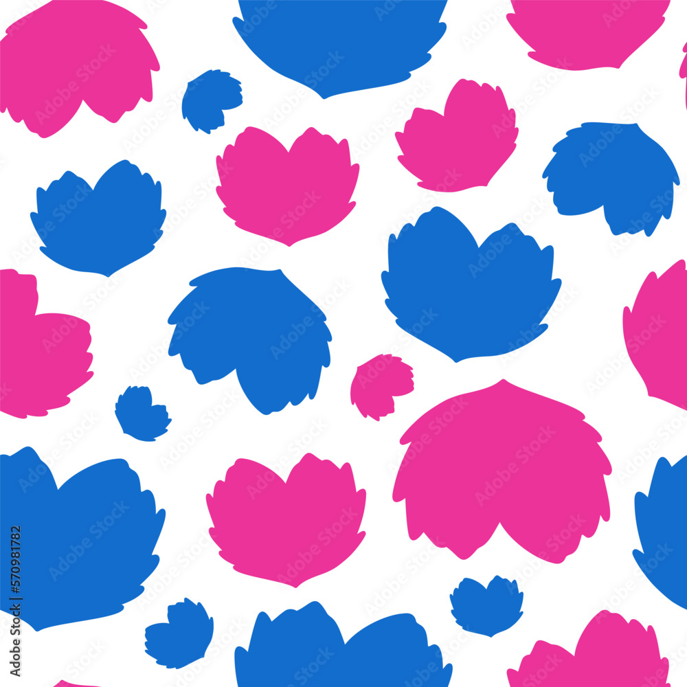 Pattern Huggy Wuggy and Kissy Missy. Hearts Vector
